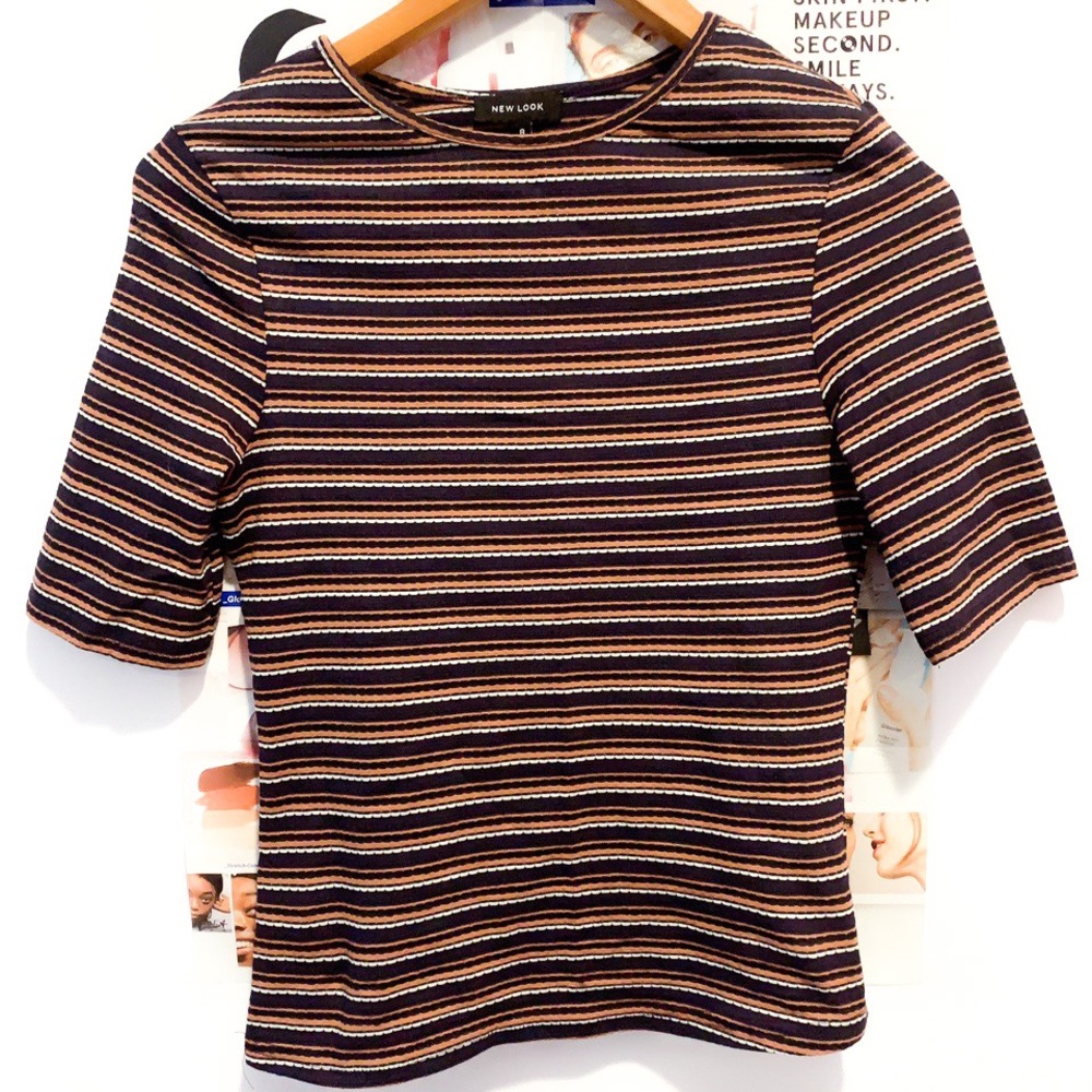 New Look Asos Striped Egirl Tee